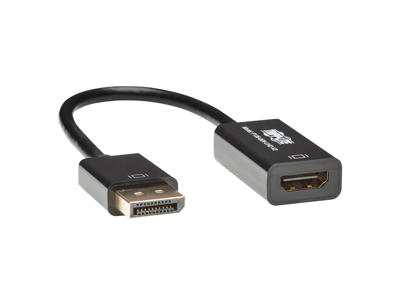 Tripp Lite P136-06N-UHD-V2 videokabel adapter 0,15 m DisplayPort HDMI Sort