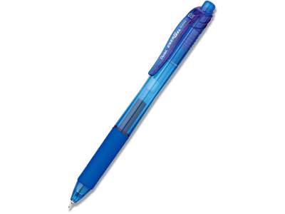 Rollerball gelpen, 0.5 mm, 0.25 mm, Blå, Pentel EnerGel BLN105-CX