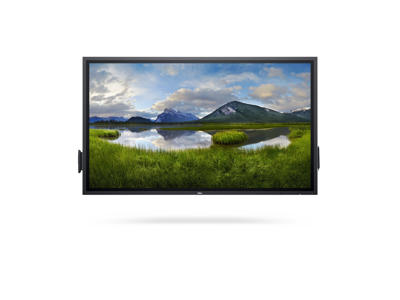 DELL P6524QT Interaktivt fladpanel 163,9 cm (64.5") LCD 350 cd/m² 4K Ultra HD Sort Berøringsskærm