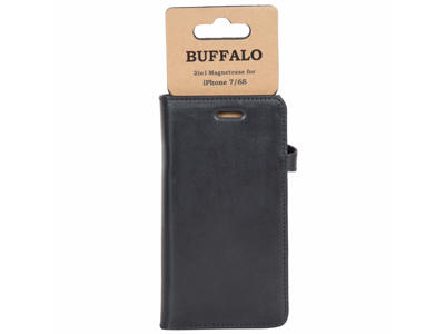 Buffalo 657529 mobiltelefon etui 11,9 cm (4.7") Folie Sort