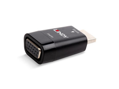 Lindy 38194 kabel kønsskifter HDMI Type A (Standard) VGA Sort