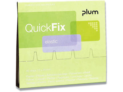 Plaster, Vandafvisende, 45 plastre pr refill, 1 pakke refill, Plum QuickFix Vandafvisende