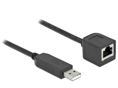 DeLOCK 64162 serielkabel Sort 0,25 m USB Type-A