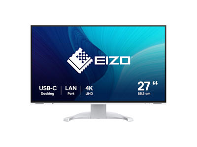 EIZO FlexScan EV2740X-WT LED display 68,6 cm (27") 3840 x 2160 pixel 4K Ultra HD LCD Hvid