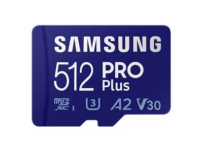 Samsung PRO Plus microSD-hukommelseskort 512GB (2021)