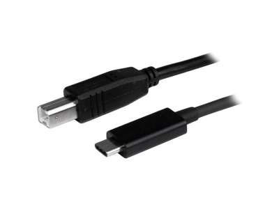 StarTech.com USB2CB1M USB-kabel USB 2.0 1 m USB C USB B Sort