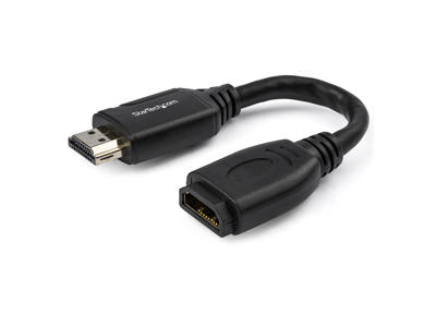 StarTech.com HD2MF6INL HDMI-kabel 0,152 m HDMI Type A (Standard) Sort