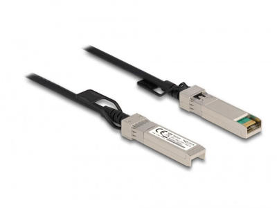 DeLOCK 84204 InfiniBand og fiberoptisk kabel 2 m SFP+ Sort, Sølv