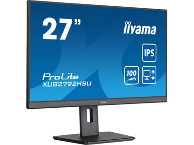 iiyama XUB2792HSU-B6 computerskærm 68,6 cm (27") 1920 x 1080 pixel Fuld HD LED Sort