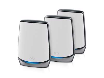 NETGEAR Orbi RBK853 AX6000 WiFi 6 Mesh System Tri-band (2,4 GHz / 5 GHz / 5 GHz) Wi-Fi 6 (802.11ax) Grå 4 Intern