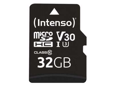 Intenso 3433480 hukommelseskort 32 GB MicroSDHC UHS-I Klasse 10