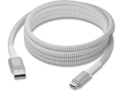 USB kabel, USB-A to USB-C, White, 2.5m, dbramante1928 Re-charge BRD