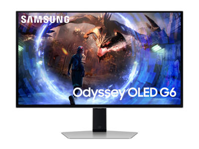 Samsung G60SD computerskærm 68,6 cm (27") 2560 x 1440 pixel Quad HD OLED Sølv