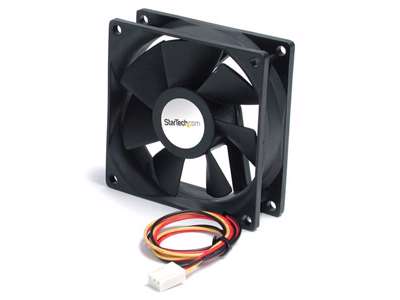 StarTech.com FAN6X25TX3H Computerkølesystem Computerkabinet Ventilator 6 cm Sort 1 stk