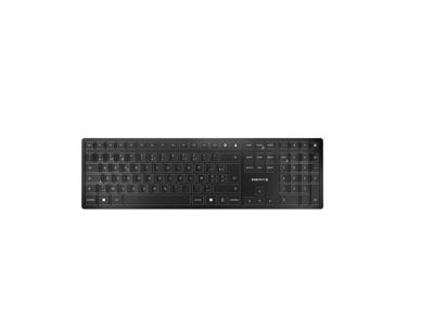 CHERRY KW 9100 SLIM tastatur Universel RF trådløs + Bluetooth Sort