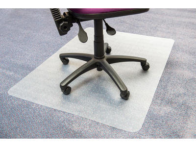 Stoleunderlag, Transparent, Med pigge, 90x120 cm, FloorTex Advantage Professionel