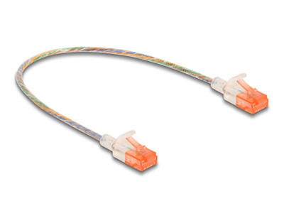 DeLOCK 80351 netværkskabel Transparent 0,3 m Cat6a U/UTP (UTP)