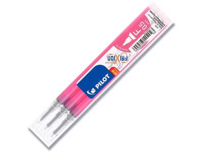 Rollerball gelpen refill, 0.5 mm, 0.25 mm, Pink, Pilot FriXion Point BLS-FRP5-S3-P