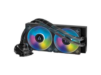 ARCTIC Liquid Freezer II 240 A-RGB Processor Alt-i-en væskekøler 12 cm Sort 1 stk