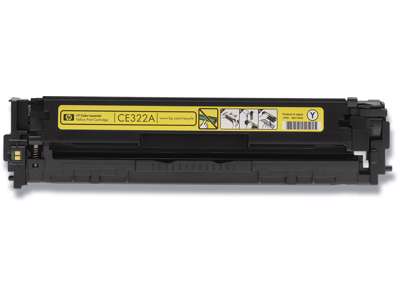 Toner, 128A, Yellow-gul, 1.300 sider, HP CE322A