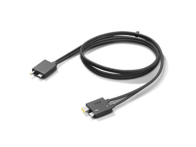 Lenovo 4X91K16970 Thunderbolt kabel 0,7 m 40 Gbit/sek. Sort