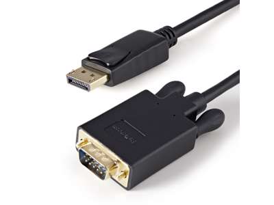 StarTech.com DP2VGAMM3B videokabel adapter 0,91 m DisplayPort VGA (D-Sub) Sort