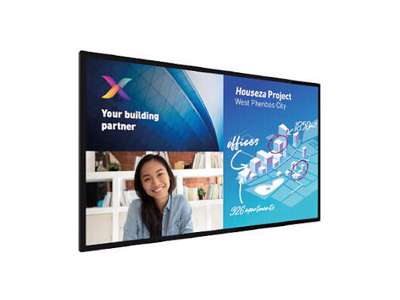 Philips 86BDL6051C/00 skilte display Interaktivt fladpanel 2,17 m (85.6") 350 cd/m² 4K Ultra HD Sort Indbygget processer Android 9.0