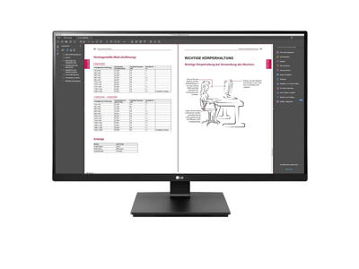 LG 27BN65QP-B computerskærm 68,6 cm (27") 2560 x 1440 pixel Quad HD Sort