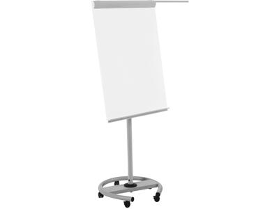 Flipover, Gulvmodel og bord, 68x104 cm, Lakeret magnetisk stål whiteboardplade, Naga Rocada Mobile 360°