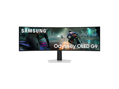 Samsung S49DG910SU computerskærm 124,5 cm (49") 5120 x 1440 pixel Dual QHD OLED Sølv