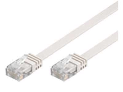 Microconnect V-UTP60025W-FLAT netværkskabel Hvid 0,25 m Cat6 U/UTP (UTP)