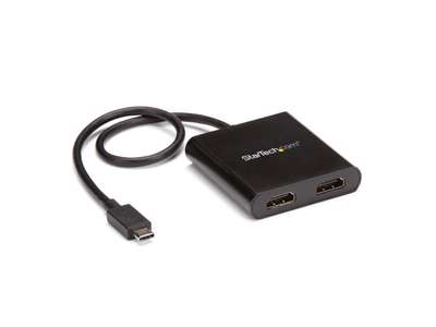 StarTech.com MSTCDP122HD USB grafisk adapter 3840 x 2160 pixel Sort