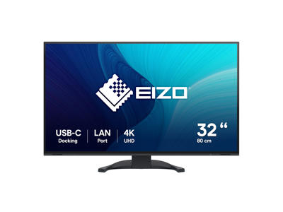 EIZO FlexScan EV3240X-BK LED display 80 cm (31.5") 3840 x 2160 pixel 4K Ultra HD Sort