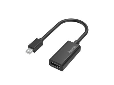 Hama 00200332 videokabel adapter Mini DisplayPort HDMI Sort