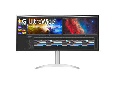 LG 38BQ85C-W computerskærm 95,2 cm (37.5") 3840 x 1600 pixel Quad HD+ Hvid