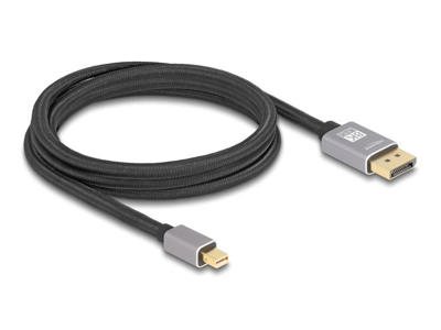 DeLOCK Mini DisplayPort - DisplayPort Kabel 2 m Grå