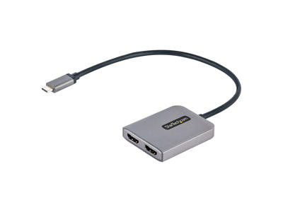 StarTech.com MST14CD122HD USB grafisk adapter 3840 x 2160 pixel Sort, Grå