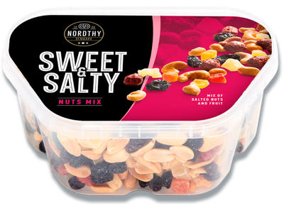 Nøddemix, Sweet & Salty, 500g, Nordthy