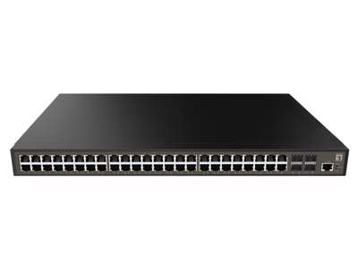 LevelOne GEL-5271 netværksswitch Administreret L2+ Gigabit Ethernet (10/100/1000) 1U Sort