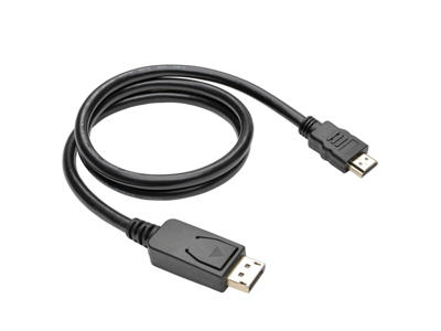 Tripp Lite P582-003-V2 videokabel adapter 0,91 m DisplayPort HDMI Sort, Metallic