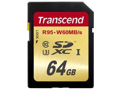 Transcend TS64GSDU3 hukommelseskort 64 GB SDXC NAND Klasse 10