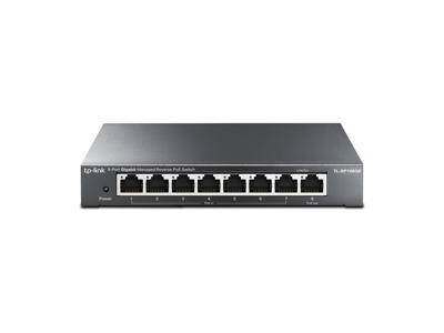 TP-Link TL-RP108GE netværksswitch Administreret L2 Gigabit Ethernet (10/100/1000) Strøm over Ethernet (PoE) Sort