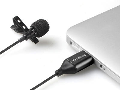 Sandberg Streamer USB Clip Microphone