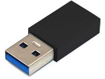 Microconnect USB3.0ACF kabel kønsskifter USB A USB C Sort