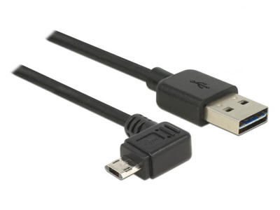 DeLOCK 83853 USB-kabel USB 2.0 2 m USB A Micro-USB B Sort