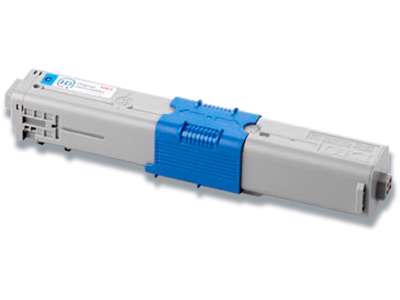 Toner, C510-C530, Cyan-blå, 5.000 sider, OKI 44469724