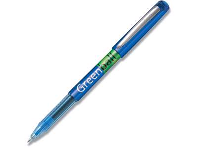 Rollerball pen, 0.7 mm, 0.35 mm, Blå, Pilot Greenball BL-GRB7-BG-L