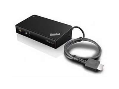 Lenovo 40A40090EU dockingstation Ledningsført USB 3.2 Gen 1 (3.1 Gen 1) Type-A Sort