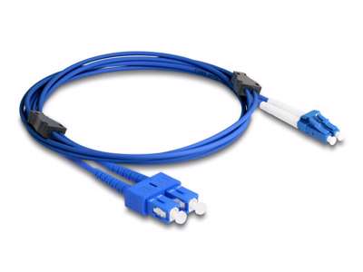 DeLOCK 87923 InfiniBand og fiberoptisk kabel 2 m LC SC Blå