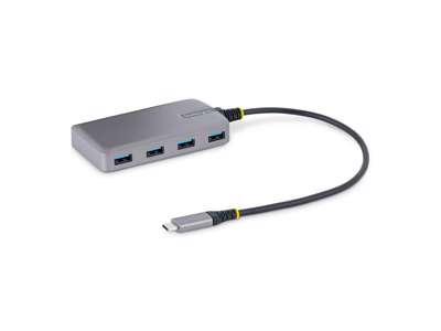 StarTech.com 5G4AB-USB-C-HUB interface hub USB 3.2 Gen 1 (3.1 Gen 1) Type-C 5000 Mbit/s Grå